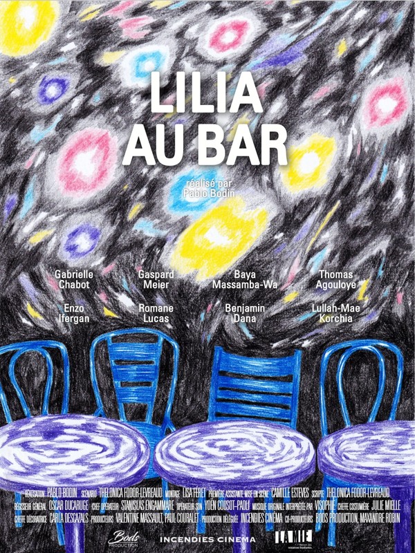Affiche Lilia au bar 